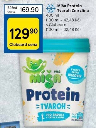 Zmrzlina proteinová v kelímku Míša