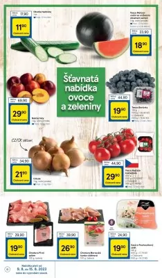 akční leták Tesco 9.8.2023-15.8.2023