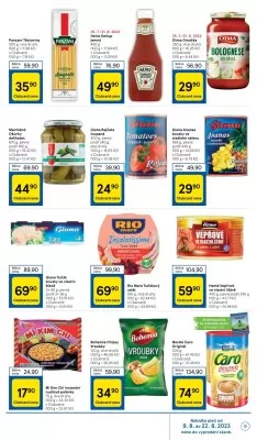 akční leták Tesco 9.8.2023-15.8.2023