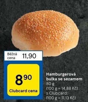 Bulka na hamburger
