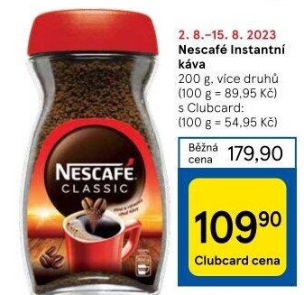 Instantní kávy Nescafé
