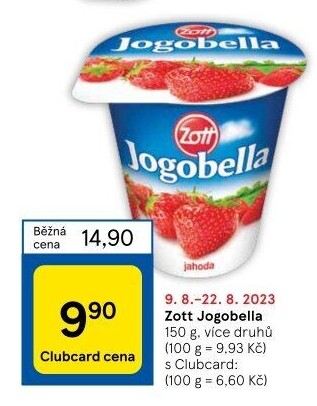 Jogurt Jogobella Zott
