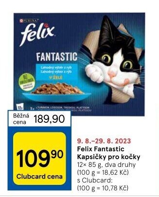 Kapsičky pro kočky Fantastic Felix Purina