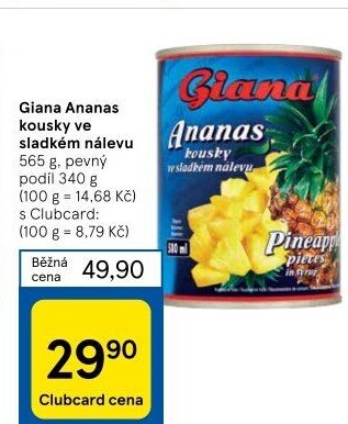 Kompot ananas Giana