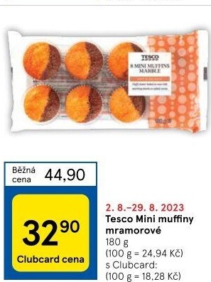 Muffiny mini Tesco