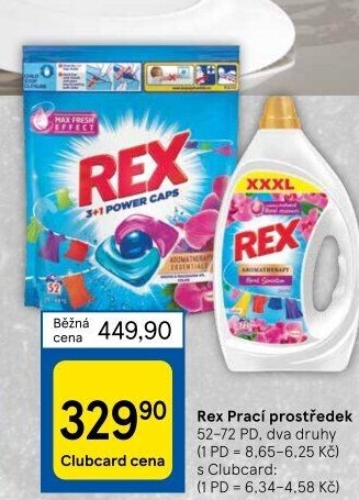 Prací prostředky Rex