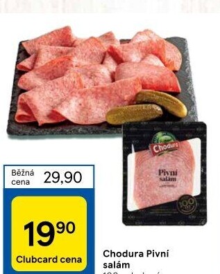 Salám pivní Beskydské uzeniny Chodura