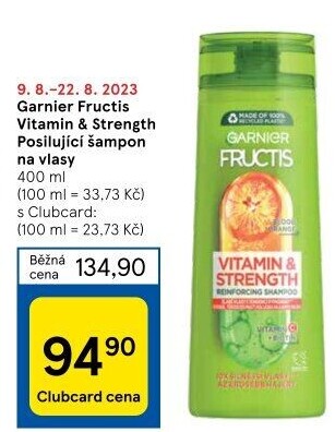 Šampon Fructis Garnier