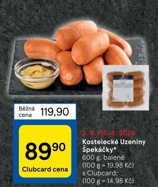 Špekáčky Kostelecké uzeniny