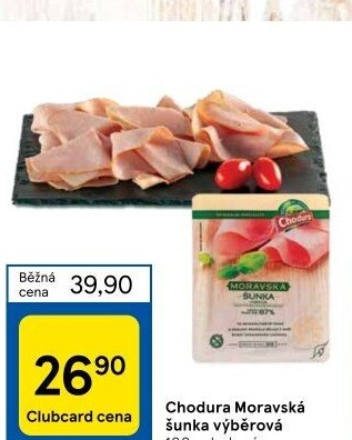 Šunka moravská výběrová Beskydské uzeniny Chodura