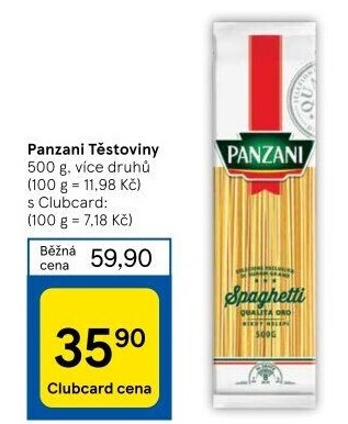 Těstoviny Panzani