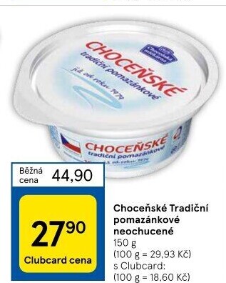 Tradiční pomazánkové Choceňské