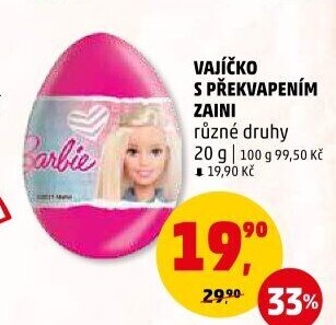 Čokoládové vajíčko s překvapením Zaini