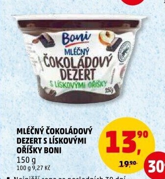 Dezert mléčný Boni