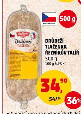 Drůbeží tlačenka Řezníkův talíř