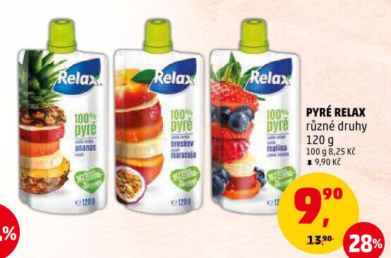 Kapsička ovocné pyré Relax