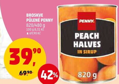 Kompot broskve Penny