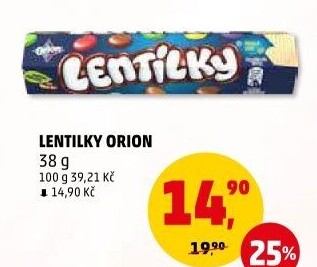 Lentilky Orion