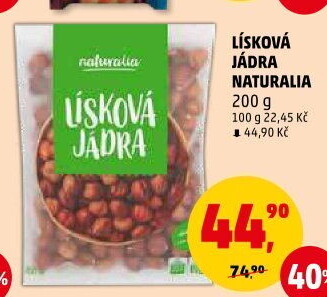 Lískové ořechy Naturalia