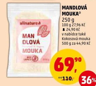 Mandlová mouka Allnature