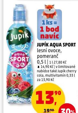 Nápoj Aqua sport Jupík