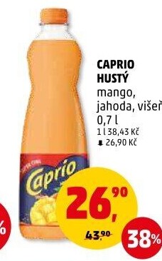 Nápojový koncentrát Caprio hustý