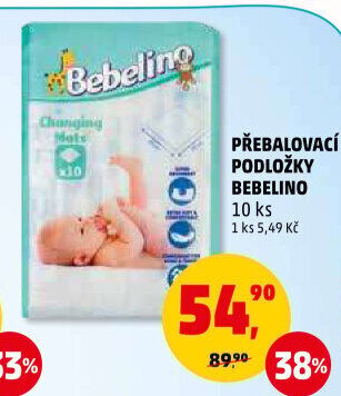Přebalovací podložky Bebelino