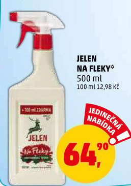 Prostředek na fleky ve spreji Jelen