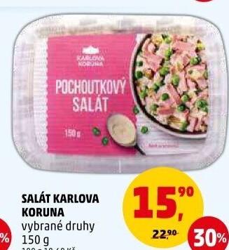 Saláty Karlova Koruna