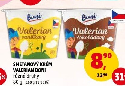 Smetanový krém Valerian Boni