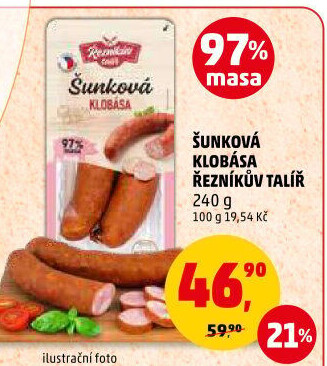 Šunková klobása Řezníkův talíř