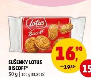 Sušenky sandwich Biscoff Lotus