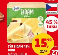 Sýr Eidam 45% Boni