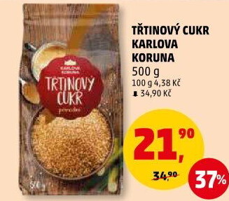 Třtinový cukr Karlova Koruna