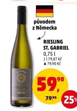Víno Riesling St. Gabriel