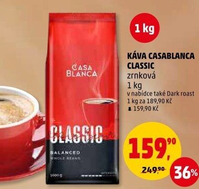 Zrnková káva Classic Casablanca