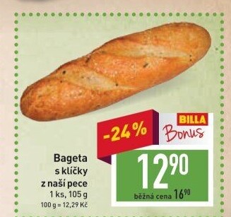 Bageta s klíčky