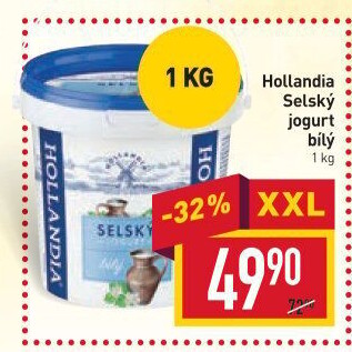 Bílý jogurt selský Hollandia