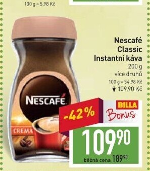 Instantní káva Nescafé Classic