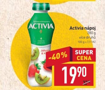 Jogurtový nápoj Activia Danone