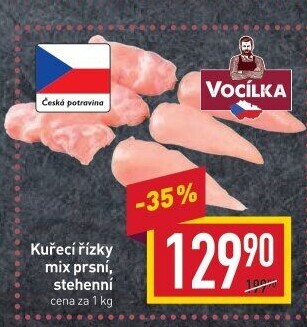Kuřecí řízky mix Vocílka