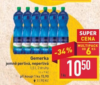 Minerální voda Gemerka