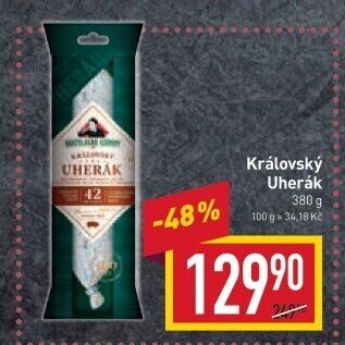 Salám Uherák královský Kostelecké uzeniny