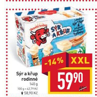 Sýr a křup Veselá kráva