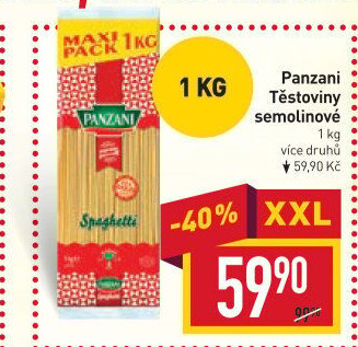 Těstoviny Panzani