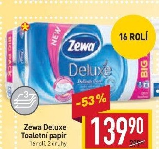 Toaletní papír 3vrstvý Deluxe Zewa