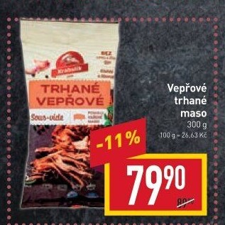 Vepřové trhané maso sous vide Krahulík