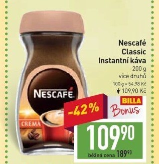 Instantní káva Nescafé Classic