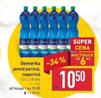 Minerální voda Gemerka