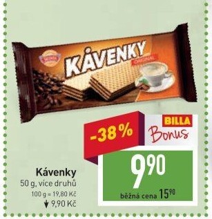 Oplatky Kávenky Sedita